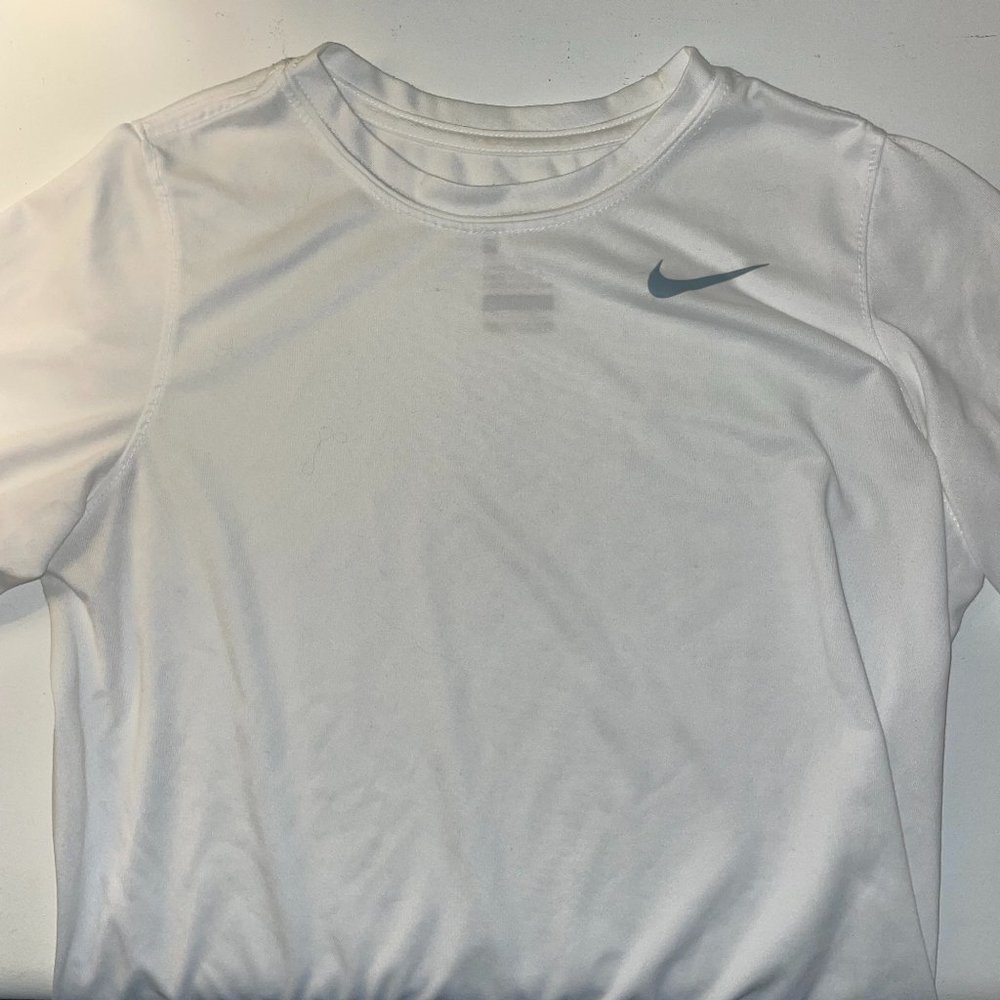 Nike Boys white Dri-Fit Tshirt